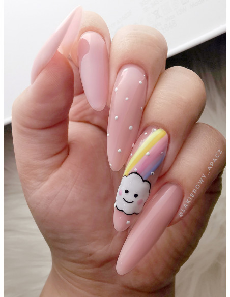 #384 MRM Rubber nail polish NaiLac 7ml