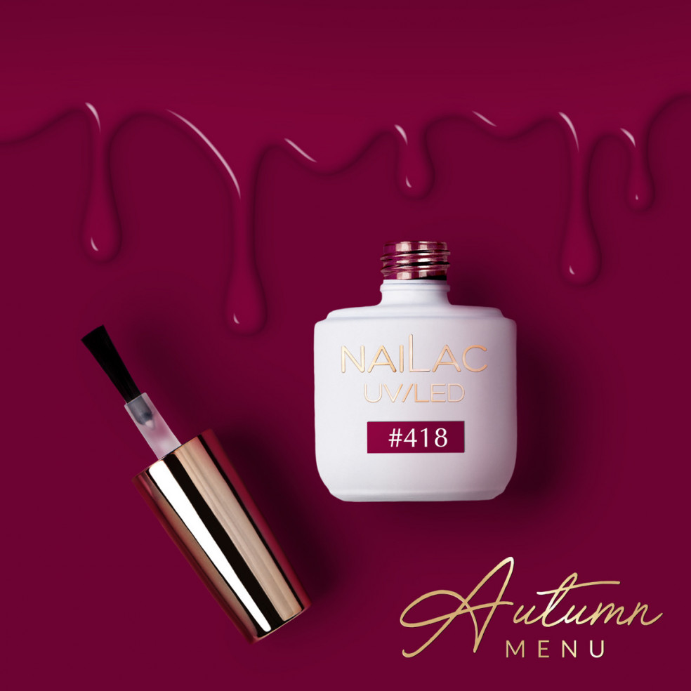 #418 Lakier hybrydowy NaiLac 7ml #418 Lakier hybrydowy NaiLac 7ml