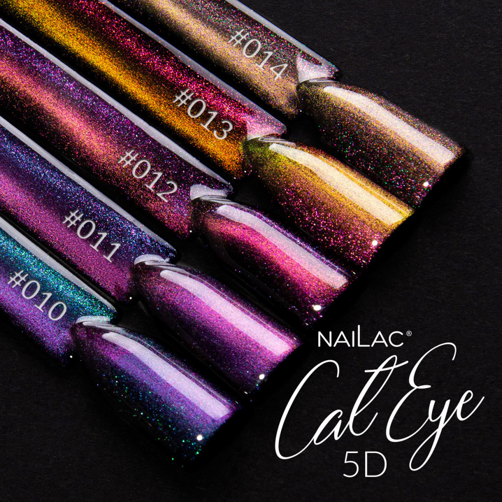 Lakier hybrydowy Cat Eye 5D #012 NaiLac 7ml NaiLac - 4 Lakier hybrydowy Cat Eye 5D #012 NaiLac 7ml NaiLac - 4