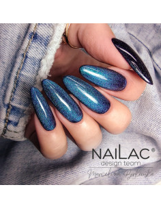 Lakier hybrydowy Cat Eye 5D #010 NaiLac 7ml NaiLac - 1 2