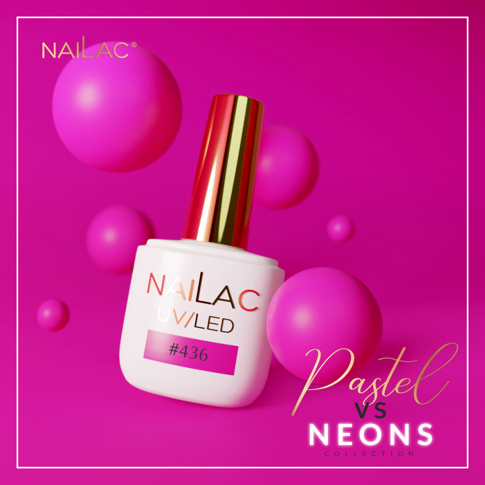 #436 Lakier hybrydowy NaiLac 7ml #436 Lakier hybrydowy NaiLac 7ml