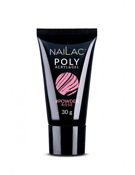 Poly Acryl&Gel #Powder Rose NaiLac 30g