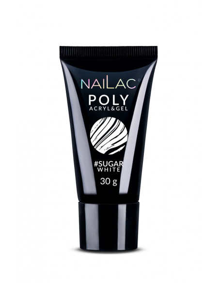 Poly Acryl&Gel #Sugar White NaiLac 30g