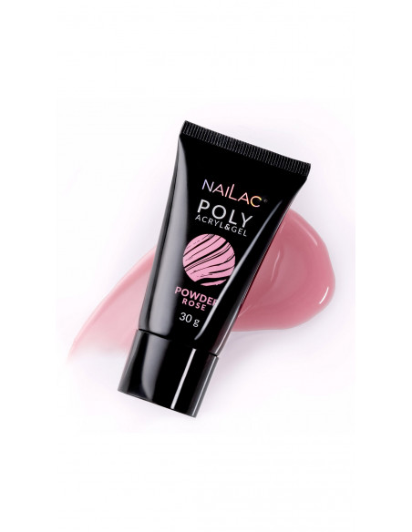Poly Acryl&Gel #Powder Rose NaiLac 30g