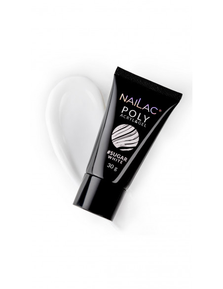 Poly Acryl&Gel #Sugar White NaiLac 30g