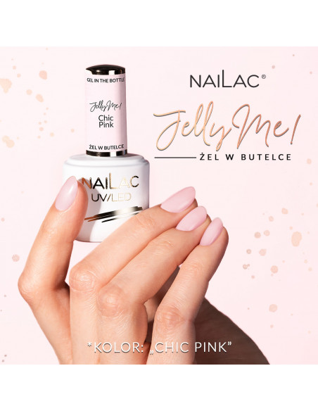 Żel w butelce JellyMe! Chic Pink NaiLac 7 ml