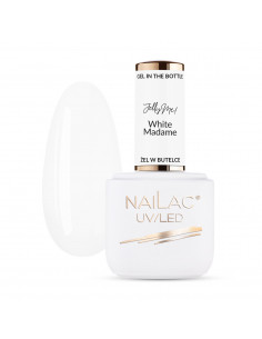 Żel w butelce JellyMe! White Madame NaiLac 7 ml