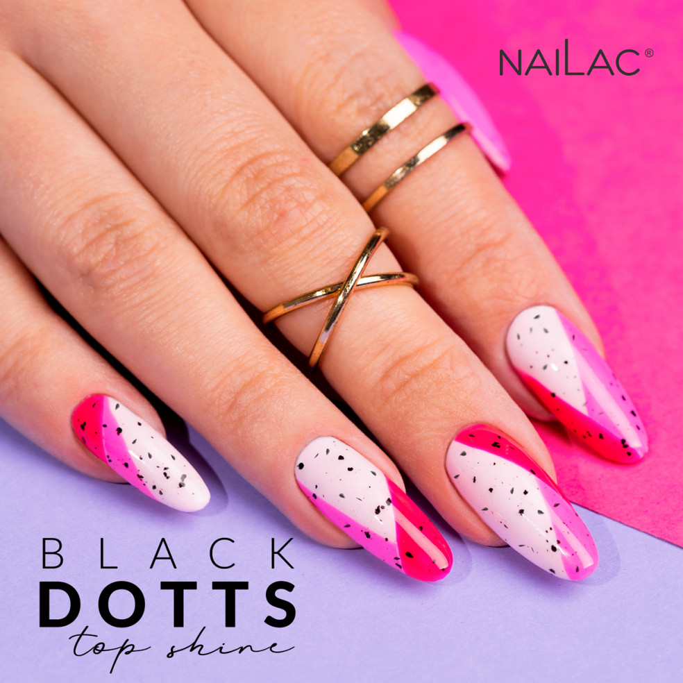 Black Dotts TOP Shine NaiLac 7ml Black Dotts TOP Shine NaiLac 7ml