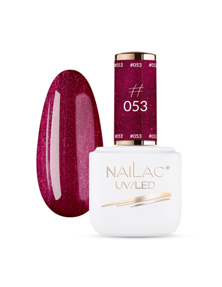#053 Lakier hybrydowy NaiLac 7ml NaiLac - 1 #053 Lakier hybrydowy NaiLac 7ml NaiLac - 1