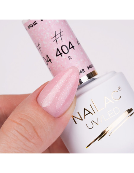 #404R Rubber nail polish NaiLac 7ml