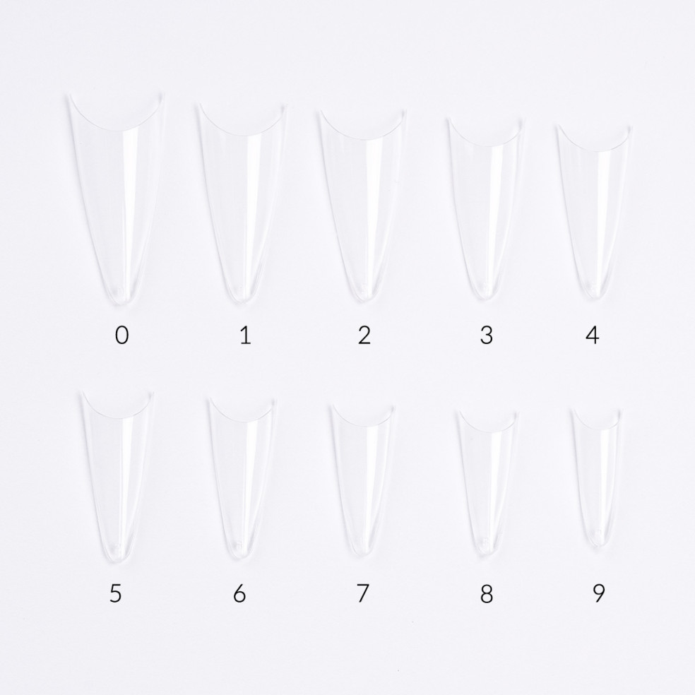 Formy tunelowe Almond NaiLac 504 szt.