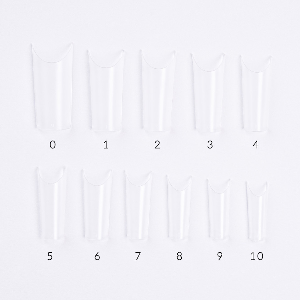 Formy tunelowe Square NaiLac 504 szt. Formy tunelowe Square NaiLac 504 szt.