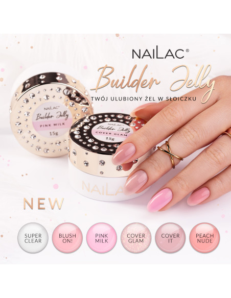 Builder Jelly Pink Milk NaiLac 15g