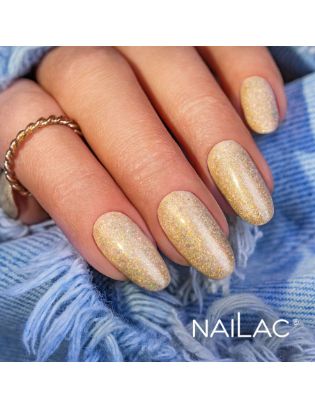 Top hybrydowy Laser Holo Top Gold 7ml NaiLac