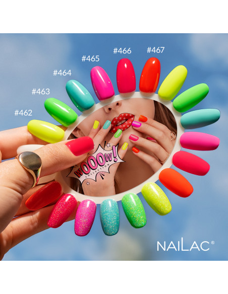 #466 Lakier hybrydowy 7ml NaiLac
