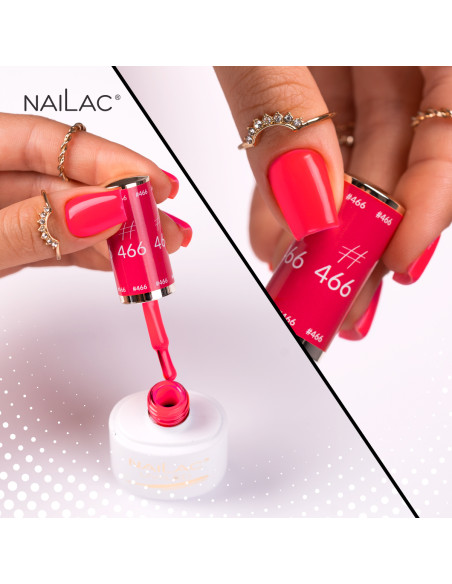 #466 Lakier hybrydowy 7ml NaiLac
