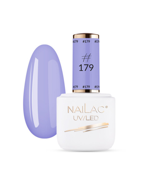 Jasnofioletowy lakier hybrydowy #179 NaiLac