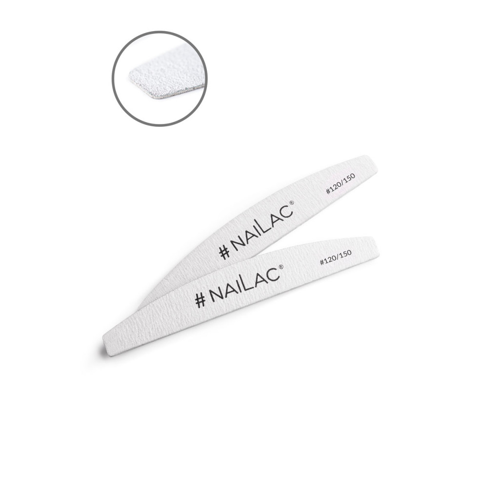 Half round NaiLac file Slim - 120/150