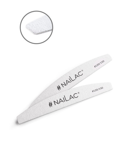 Half round NaiLac file Slim - 120/150