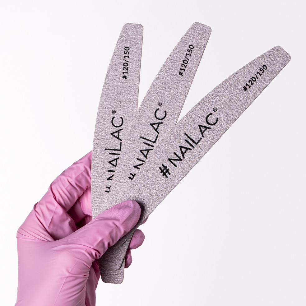 Half round NaiLac file Slim - 120/150 Half round NaiLac file Slim - 120/150