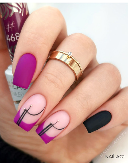 #468 Hybrid polish NaiLac 7ml