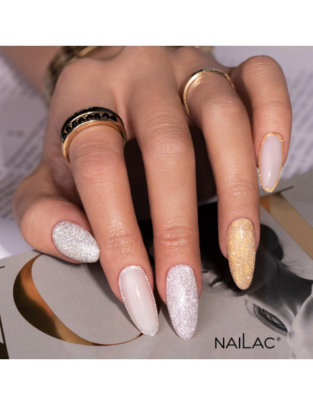 Hybrid top coat Flash Gold Top 7ml NaiLac