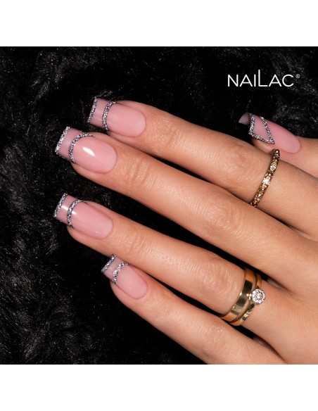 Hybrid top coat Flash Silver Top 7ml NaiLac