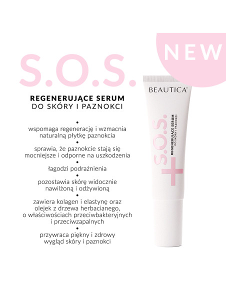 S.O.S. - Regenerujące serum do skóry i paznokci 10 ml