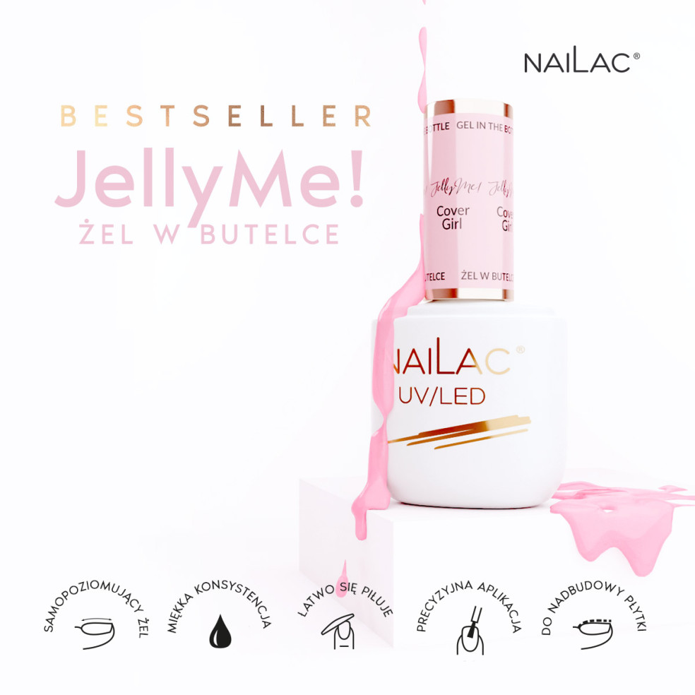 Żel w butelce JellyMe! White Madame... Żel w butelce JellyMe! White Madame...