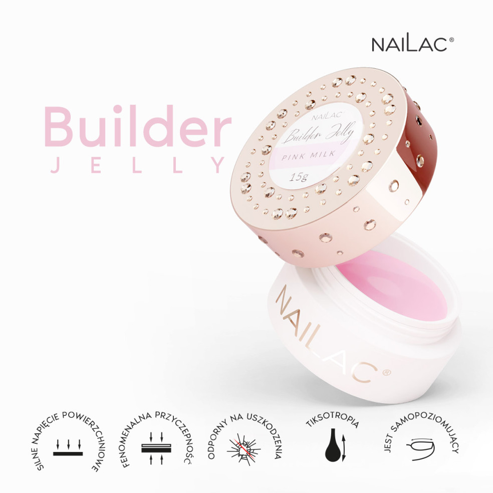 Builder Jelly Cover Glam NaiLac 15g Builder Jelly Cover Glam NaiLac 15g