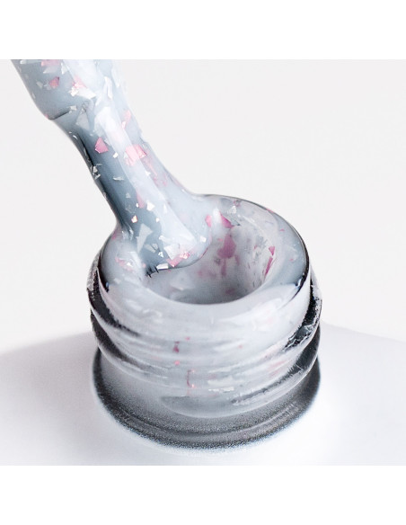 Baza kauczukowa Glammy Base Milk&Silver NaiLac 7ml