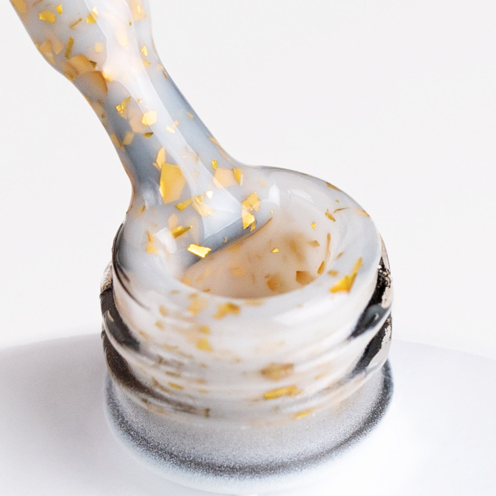 Rubber Base Glammy Base Milk&Gold...