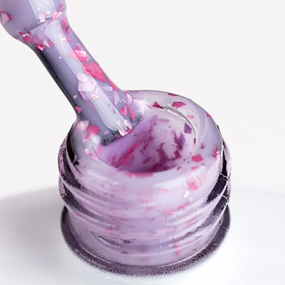 Rubber Base Glammy Base Purple NaiLac... Rubber Base Glammy Base Purple NaiLac...