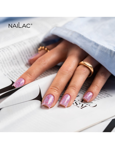 Rubber Base Glammy Base Purple NaiLac 7ml