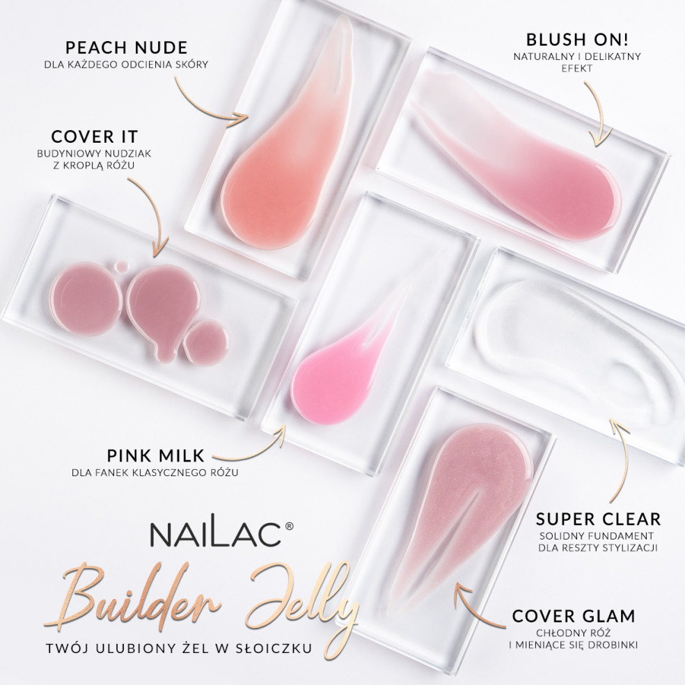 Builder Jelly Pink Milk NaiLac 50g