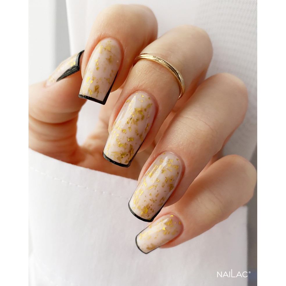 Rubber Base Glammy Base Milk&Gold...