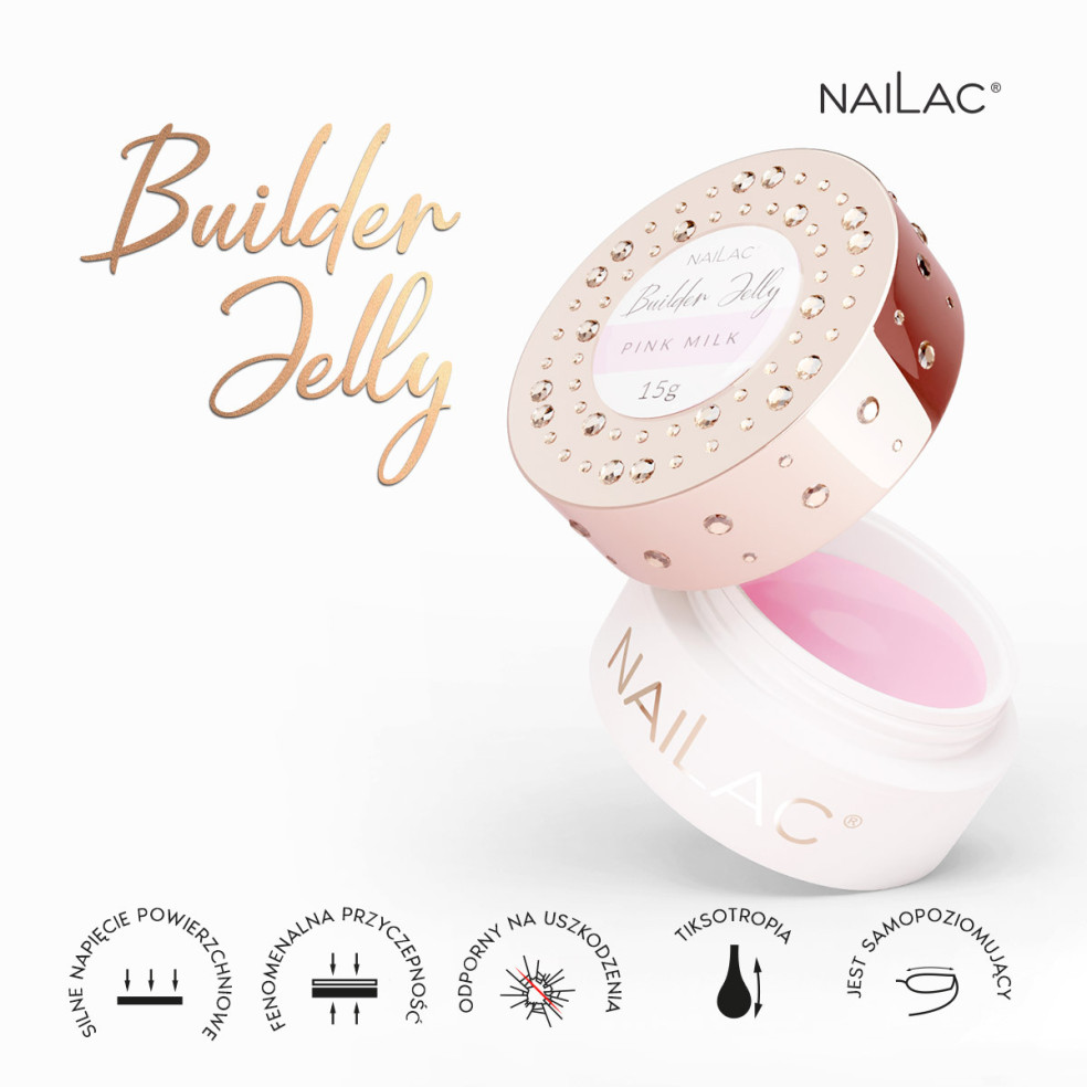 Builder Jelly Peach Nude NaiLac 50g Builder Jelly Peach Nude NaiLac 50g
