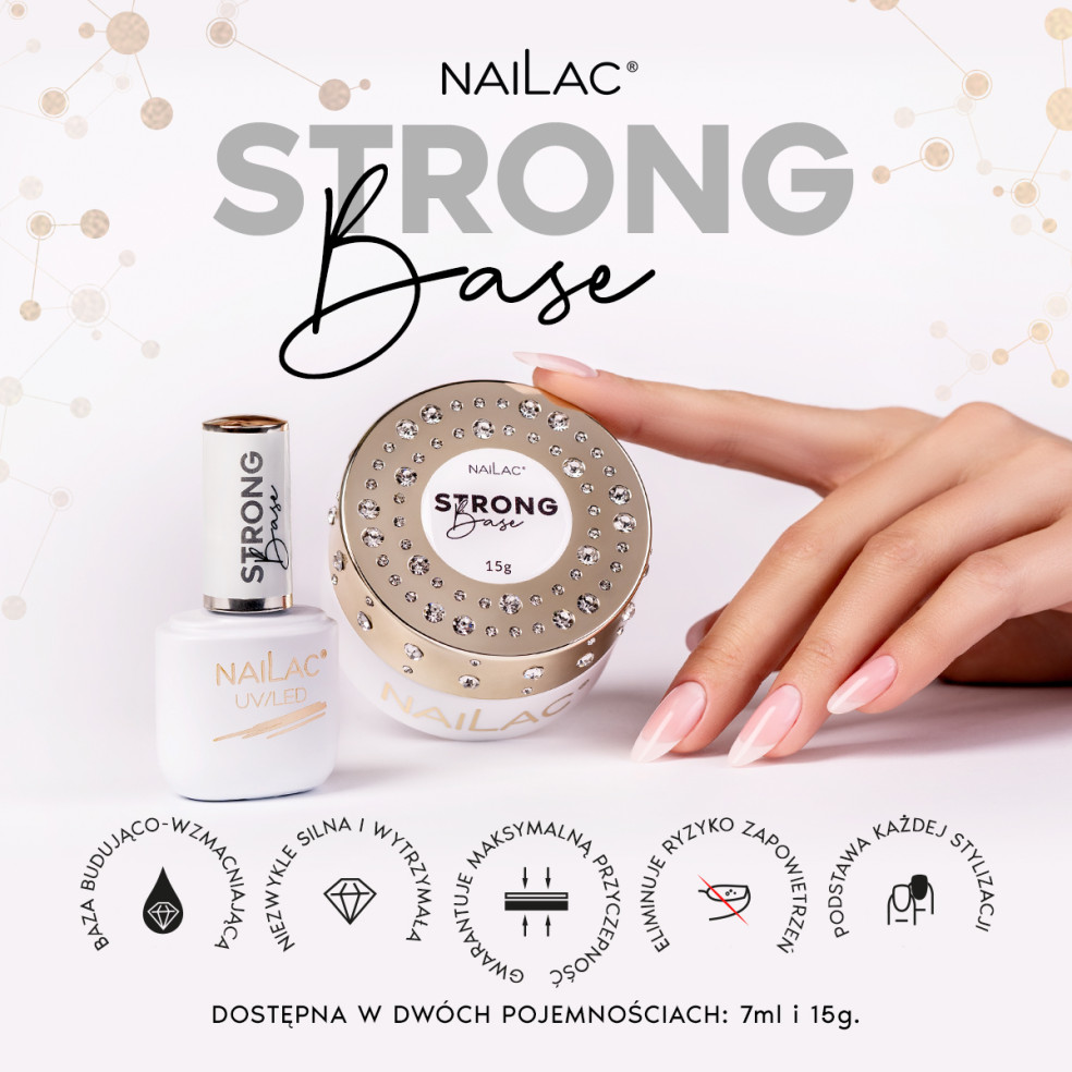 Baza hybrydowa STRONG Base NaiLac 7ml