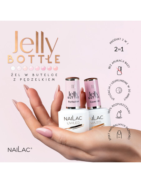 Żel w butelce Jelly Bottle Delicate NaiLac 7ml