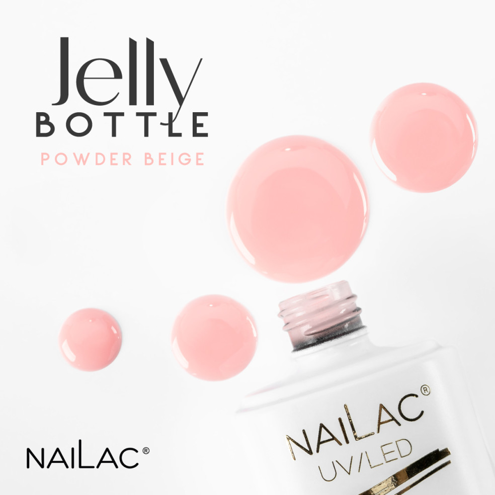 Żel w butelce Jelly Bottle Powder Beige NaiLac 7ml