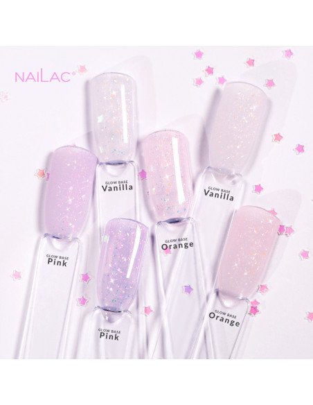 Baza kauczukowa Glow Base Orange NaiLac 7ml