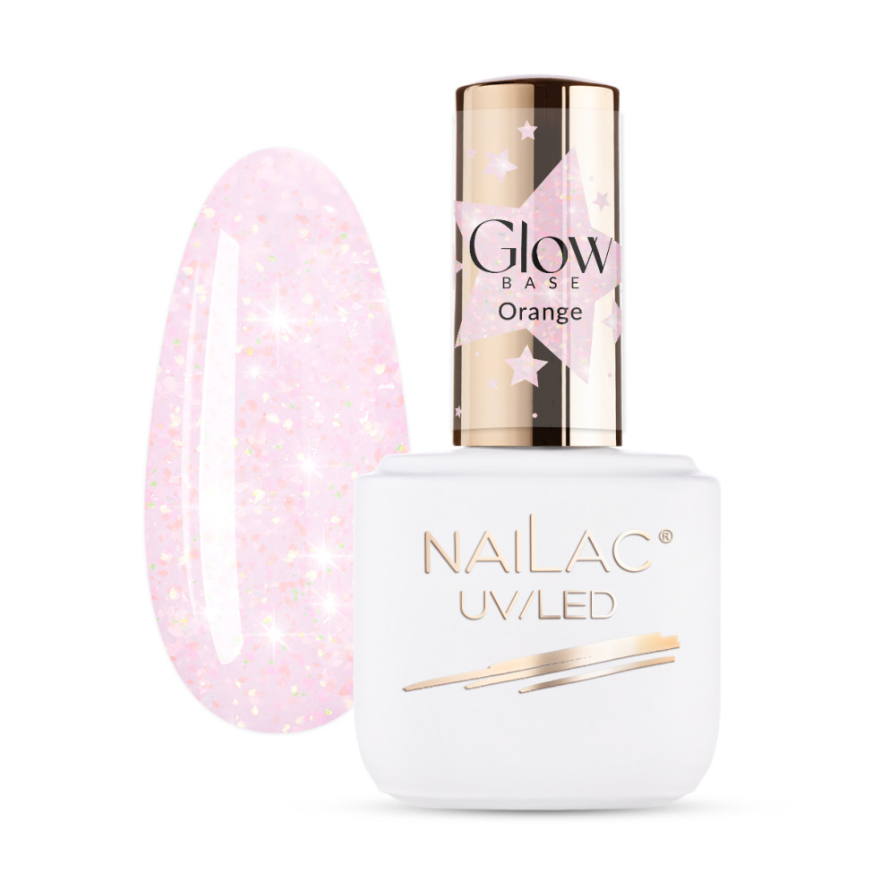 Baza kauczukowa Glow Base Orange NaiLac 7ml