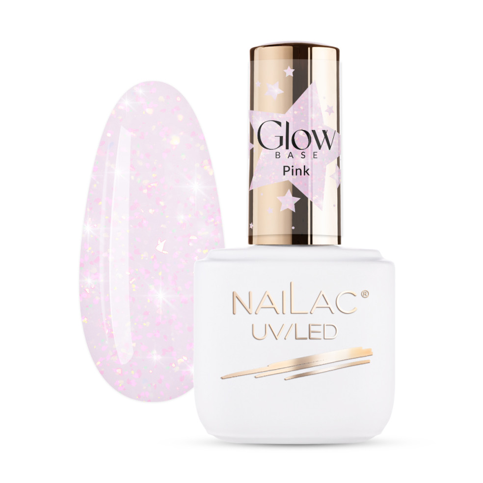 Rubber Base Glow Base Pink NaiLac 7ml