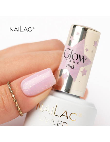 Rubber Base Glow Base Pink NaiLac 7ml