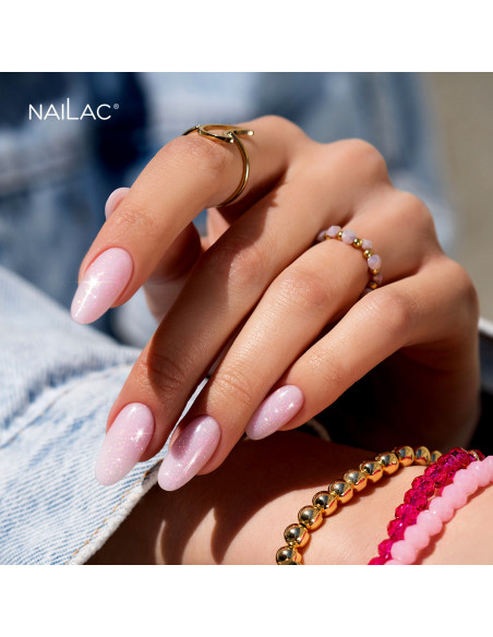 Rubber Base Glow Base Pink NaiLac 7ml