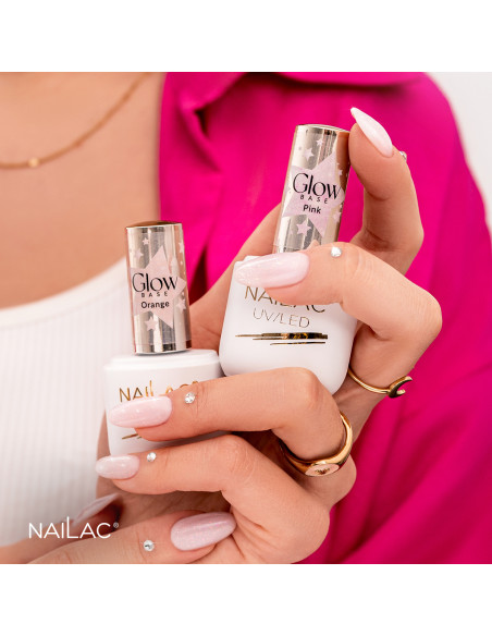 Baza kauczukowa Glow Base Pink NaiLac 7ml