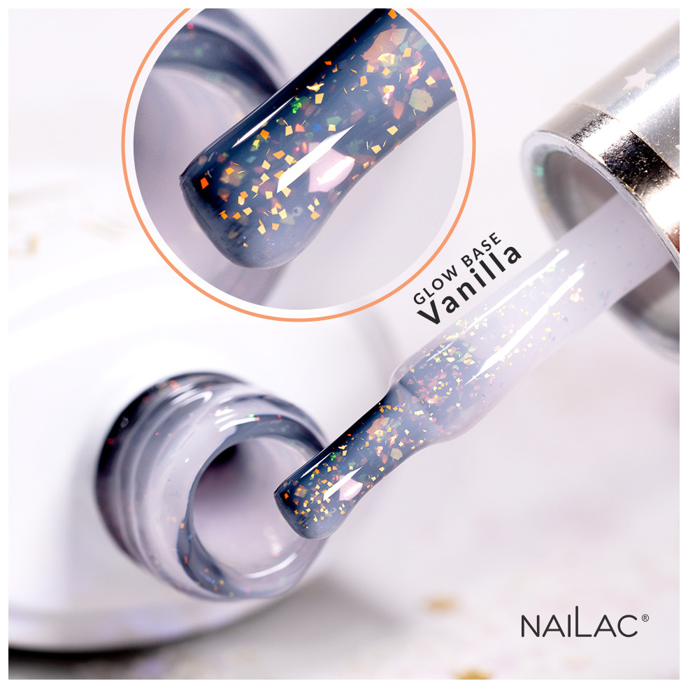 Rubber Base Glow Base Vanilla NaiLac 7ml
