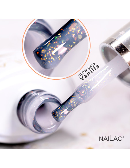 Baza kauczukowa Glow Base Vanilla NaiLac 7ml