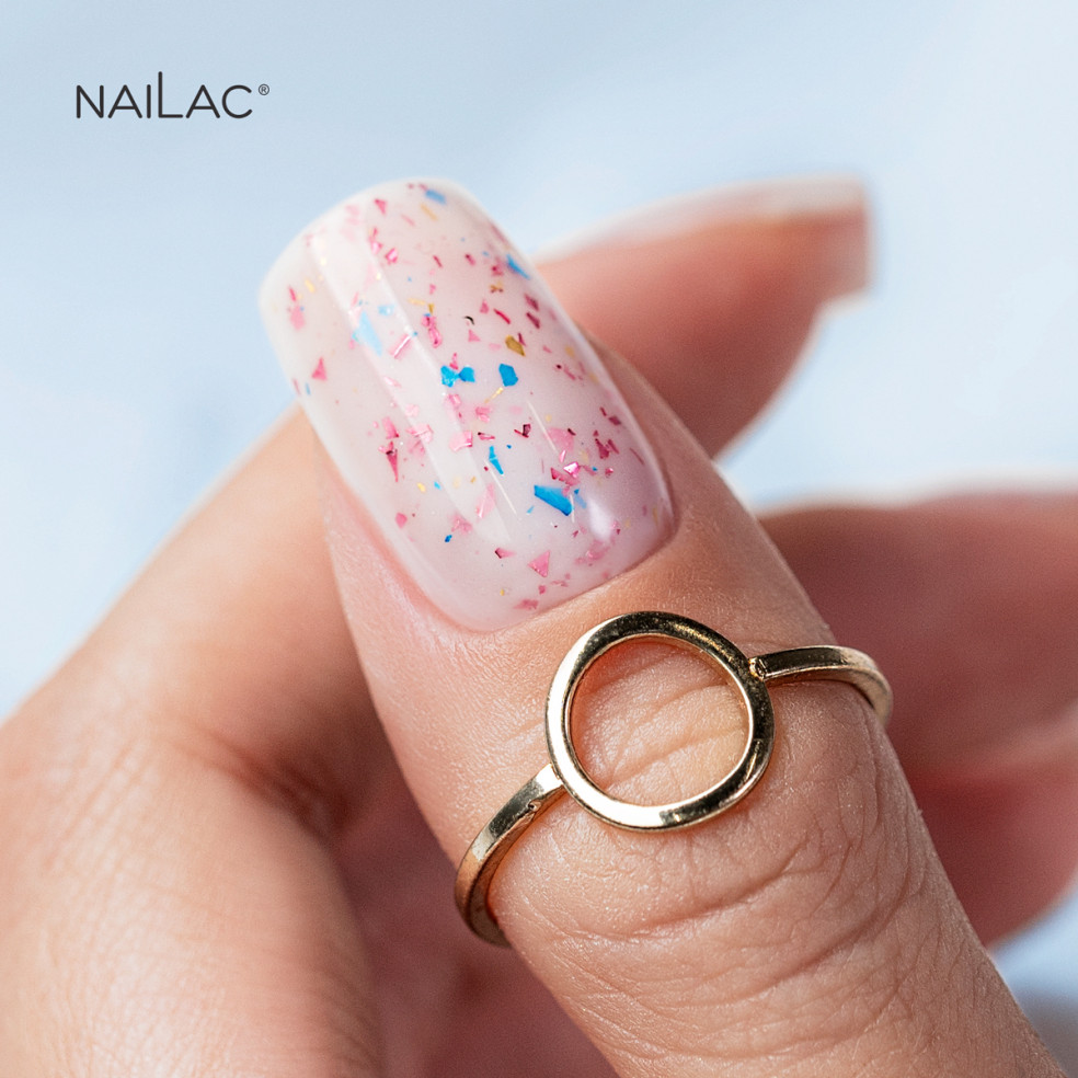 Rubber Base Glammy Base Milk&Confetti...