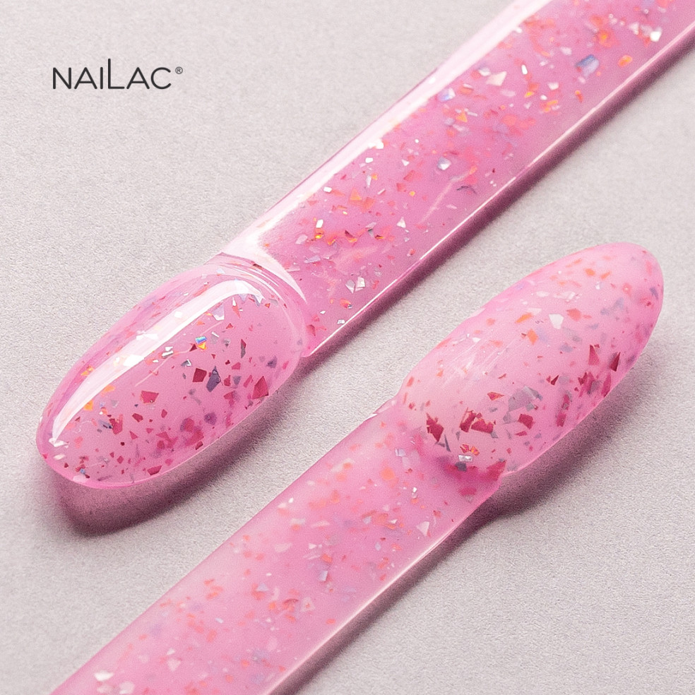 Rubber Base Glammy Base Pink NaiLac 7ml Rubber Base Glammy Base Pink NaiLac 7ml